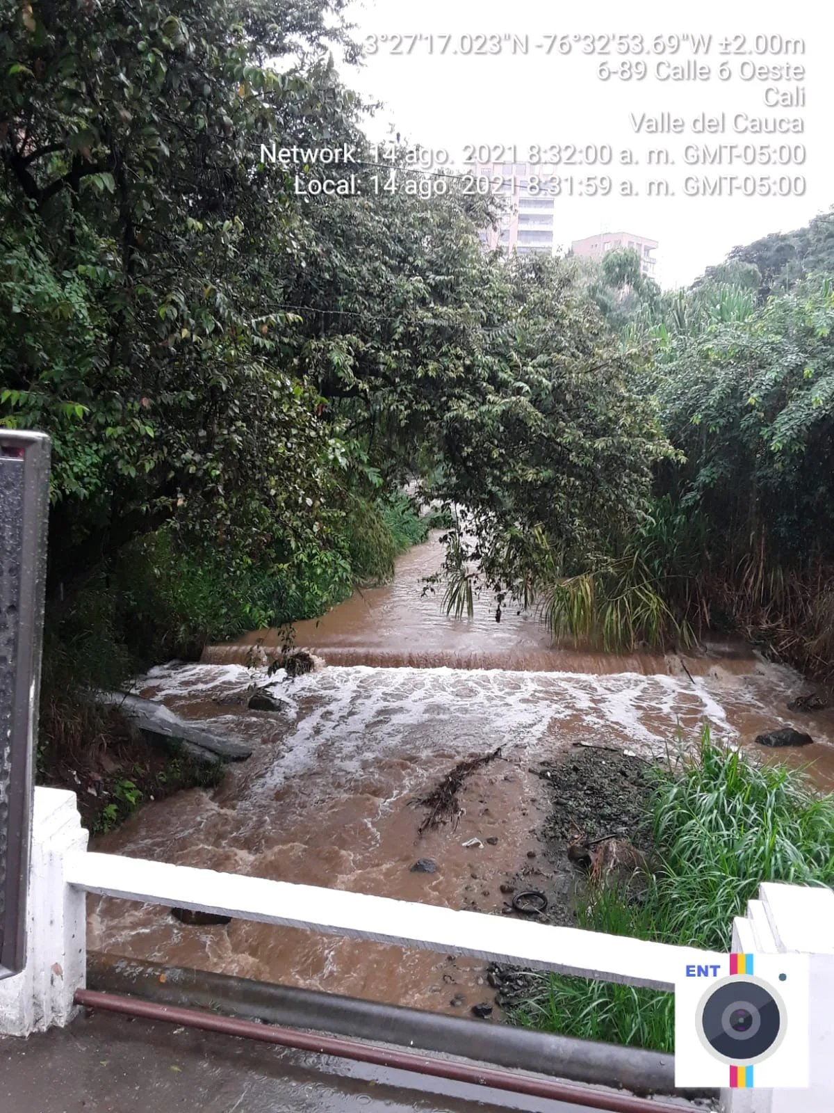 ríos en Cali lluvias