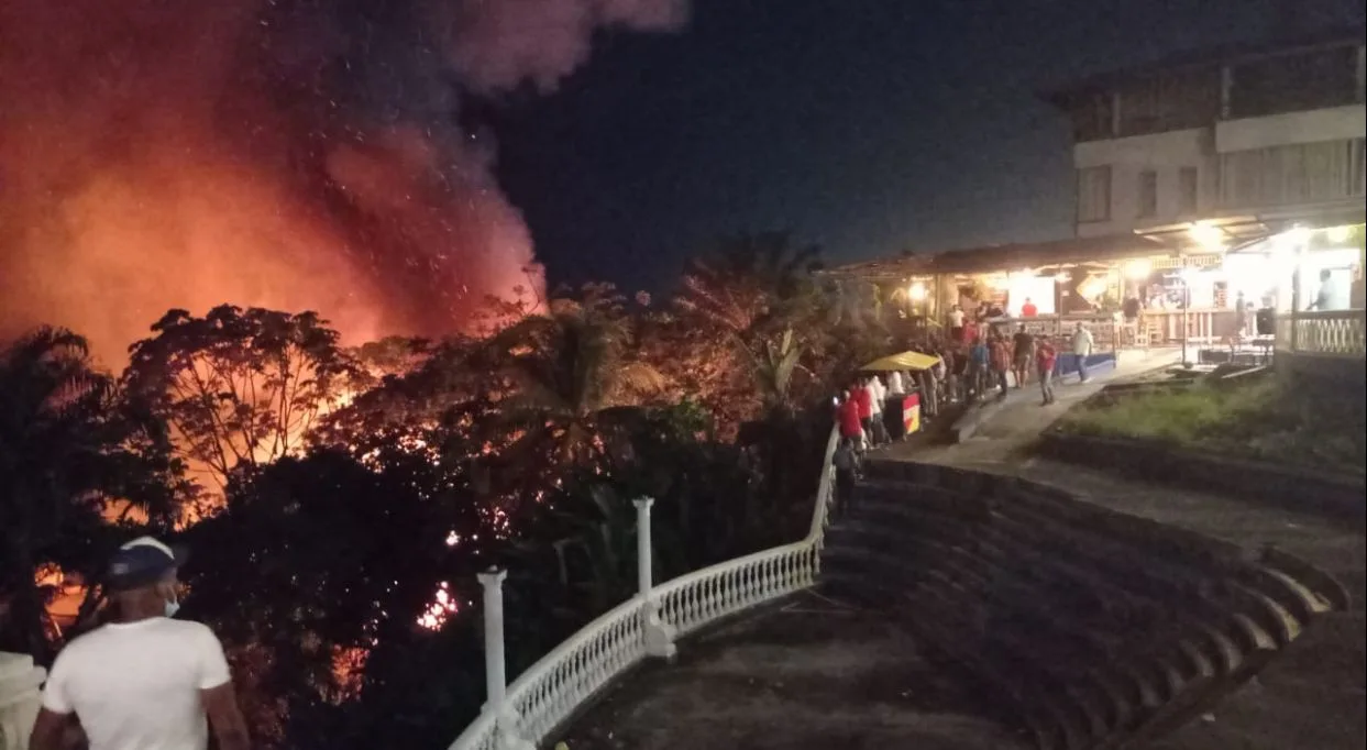 San Yú Buenaventura incendio