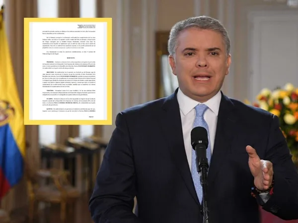 Tribunal de Ibagué ordenó el arresto del Presidente Iván Duque por desacato