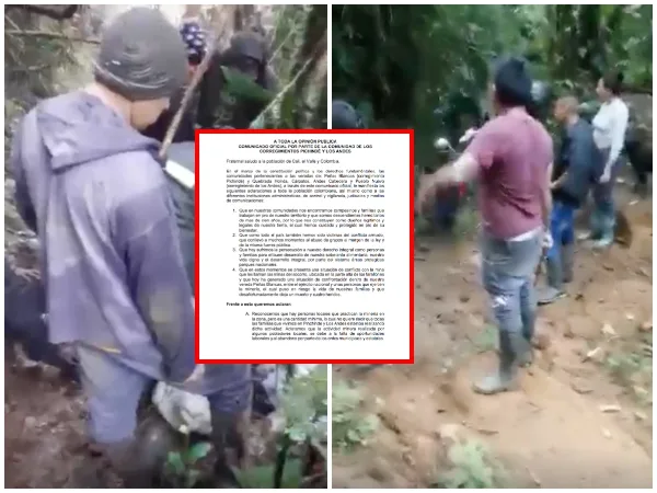 Comunidad del corregimiento Pichindé y Los Andes se pronunciaron, luego de la confrontación con el Ejército