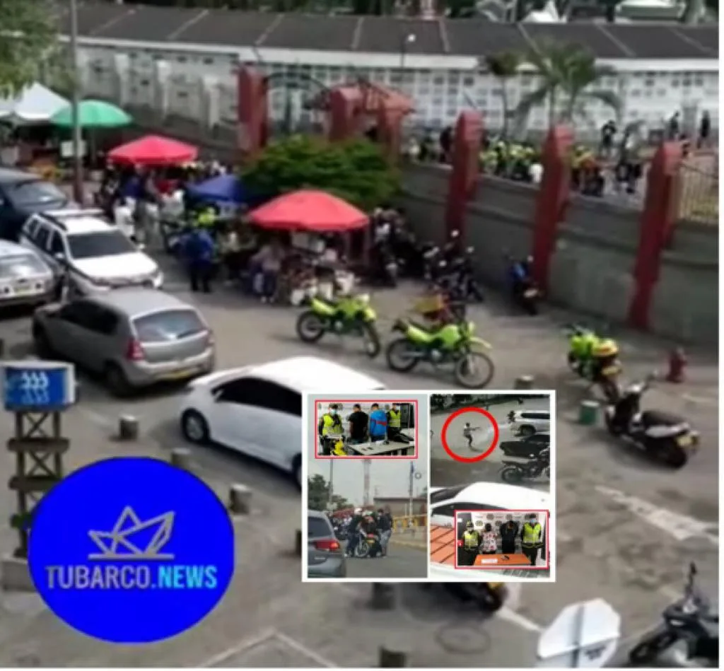 en Cali ladrones motorizados