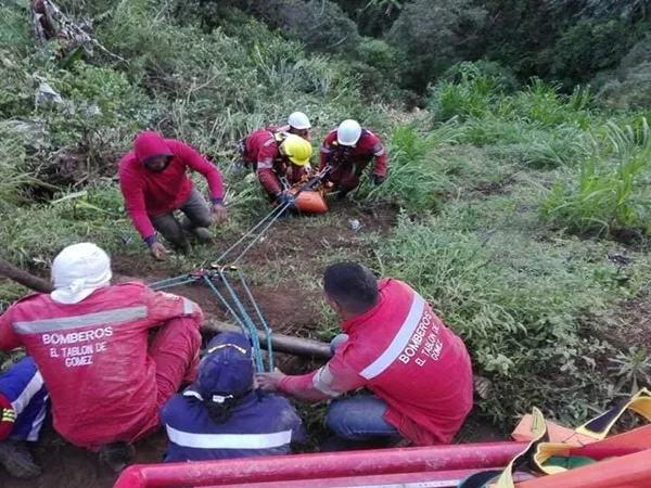 Tragedia en el Tablón de Gómez: Vehículo se fue al abismo con cuatro ocupantes y dos murieron
