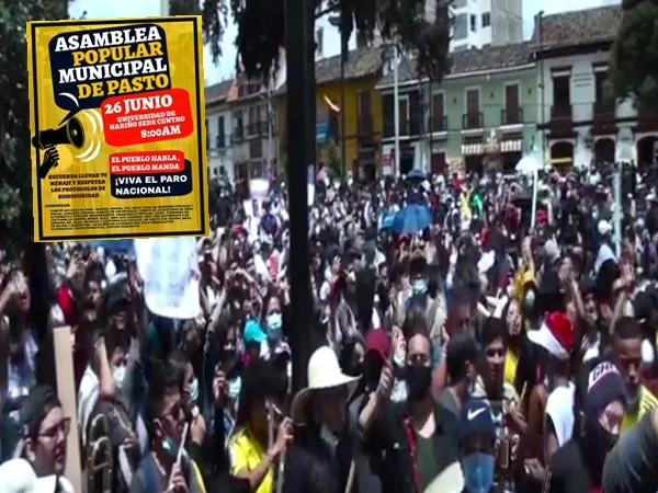 En el marco del paro nacional, organizaciones de Pasto se alistan para Asamblea popular