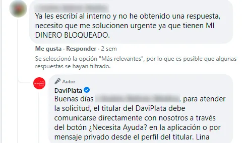 Usuarios se quejan de Daviplata