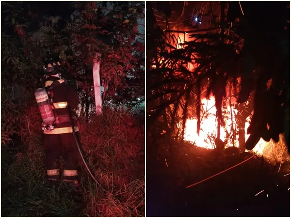 Quema de residuos por habitantes de calle terminó en incendio forestal en Pasto