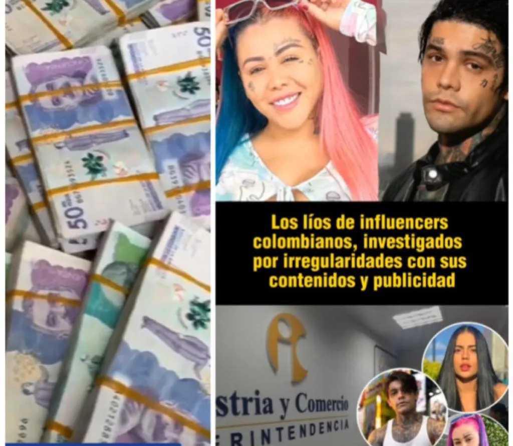 Los líos de influencers colombianos, investigados por la SIC