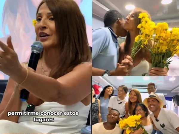 Amparo Grisales estuvo en Cali y compartió con niños y jóvenes en situación de discapacidad
