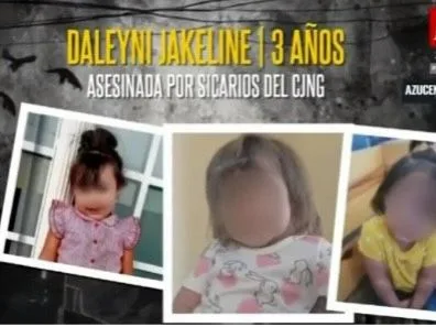 En México ha empezado a tomar fuerza, el caso de un homicidio. La víctima es Daleyni, una niña de apenas 3 años de edad, y la habrían asesinado sicarios de un cartel de narcos, que amenazó a Peso Pluma. Foto: via Milenio