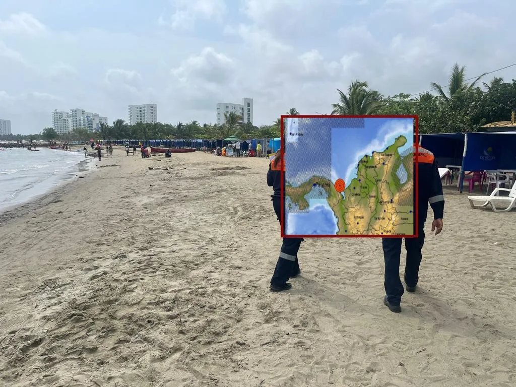 Dimar descarta tsunami en el mar Caribe colombiano por varios sismos