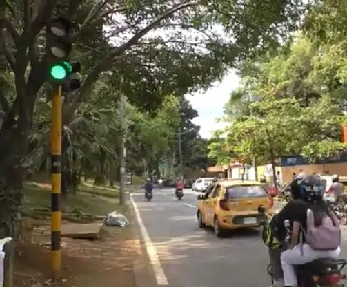 red de semáforos en Cali