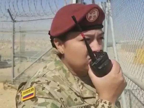 Nicoll Romero, la subteniente colombiana que lidera una unidad en la península del Sinaí