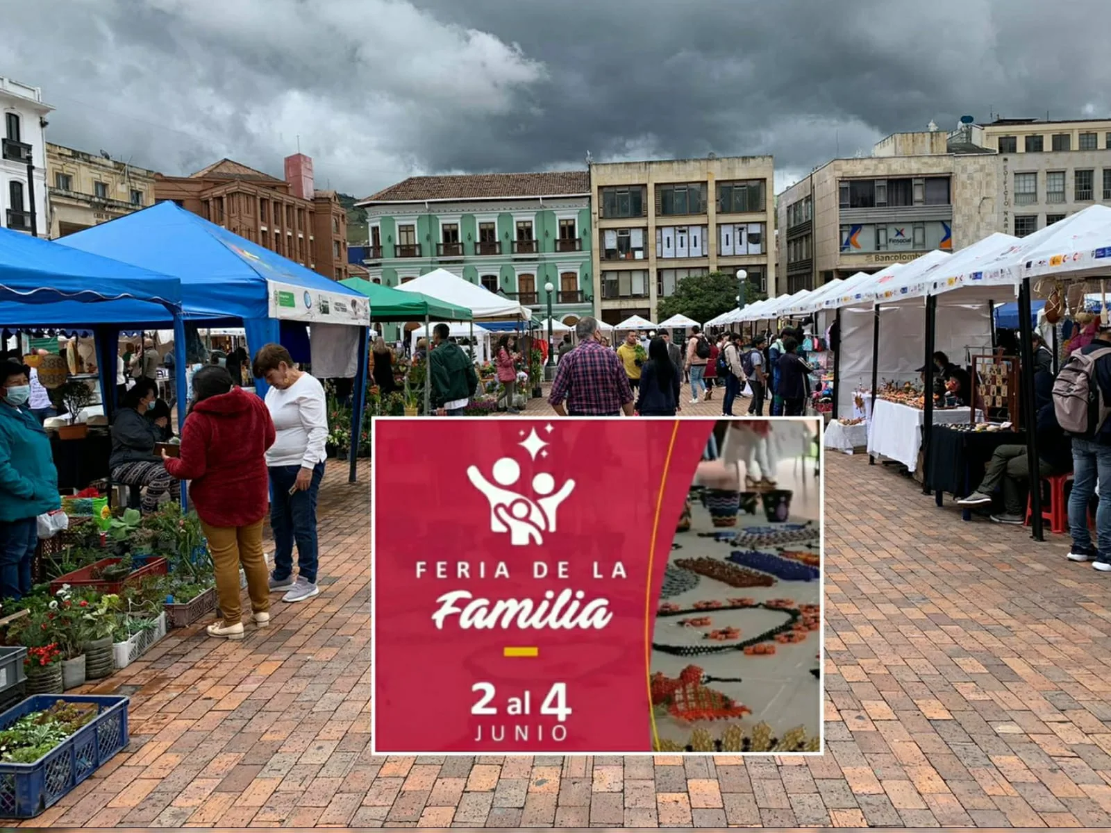 Feria de la Familia en Pasto donde más de 100 emprendedores participan en la reactivación económica