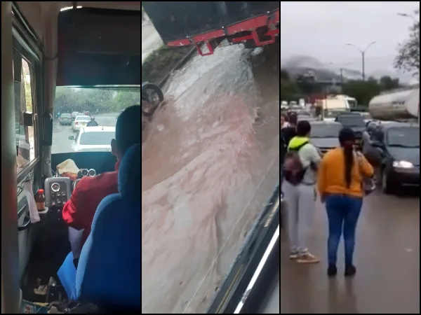 Caos en vías de Yumbo por las lluvias, todo colapsó: "Necesitamos canoas y lanchas para salir"