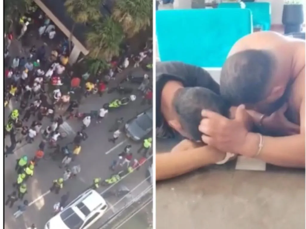 "No tengo arma mi agente", presuntos fleteros cayeron tras persecución en Barranquilla