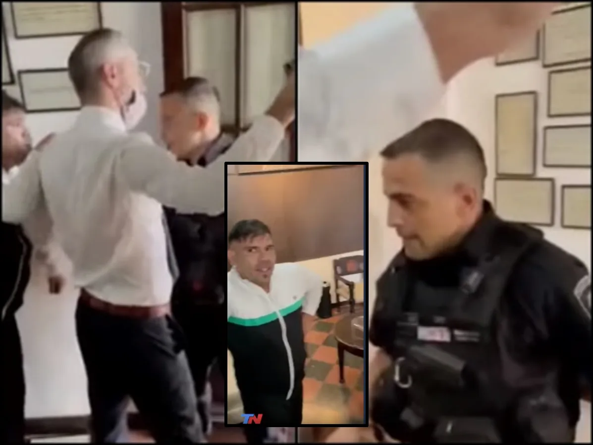 Policía terminó arrestado cuando perseguía a un hombre y entró sin autorización a la oficina de un abogado