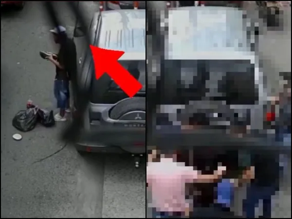 "Le pusieron el gancho", cayó y "se le fueron encima": a roba espejos lo pillaron por cámaras de seguridad, en Cali
