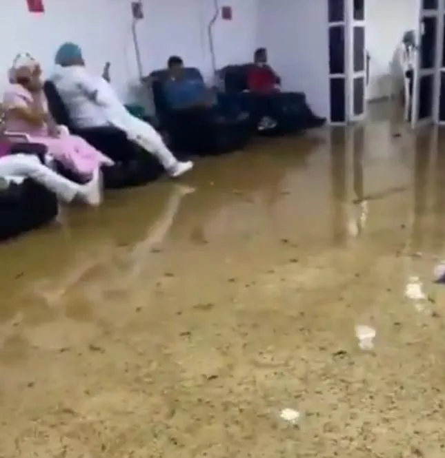 inundación del hospital Valledupar