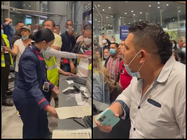 "Y a nosotros mamando": El enojo de varios viajeros porque les cancelaron el vuelo Bogotá - Cali