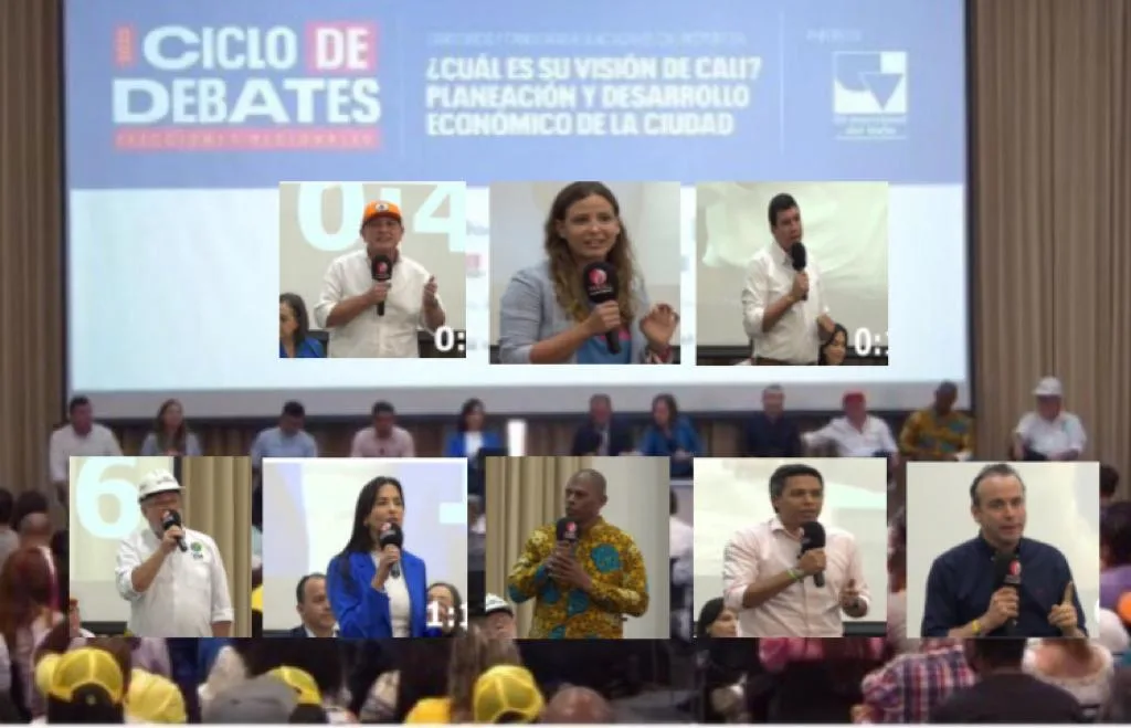 Mujeres, impuestos y EMCALI puso a debatir a candidatos a la Alcaldía de Cali