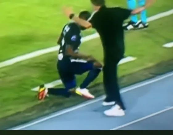 pisotón de Osorio a juvenil del Medellín