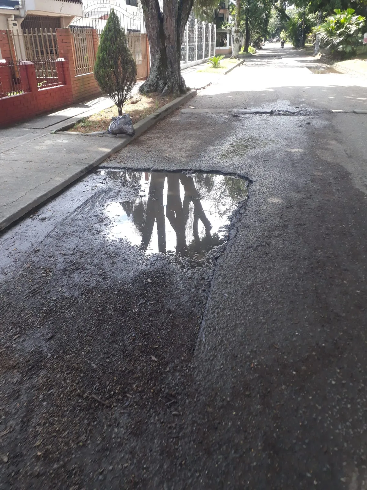 Barrio El Limonar, denuncian el mal estado de las calles, cuando llueve "parecen piscinas olímpicas"