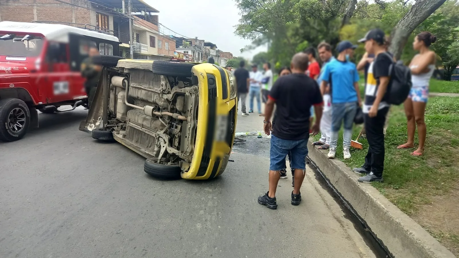 un taxi en