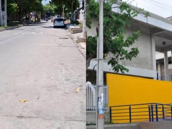 Sujeto en bicicleta está atracando a estudiantes de plantel educativo en San José, Barranquilla