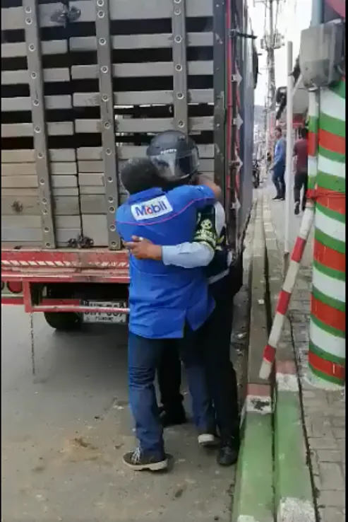 de tránsito 
