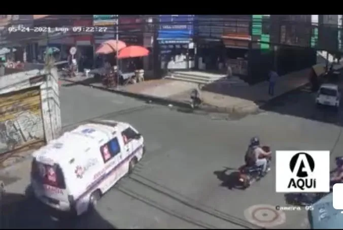 motorizado Cali ambulancia