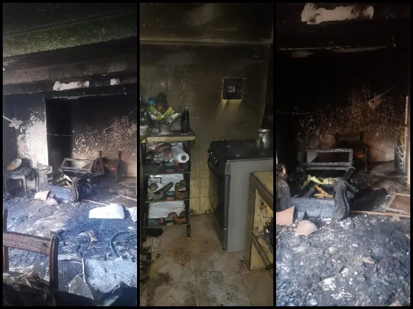 Una familia en Cali denuncia que desconocido les prendió "una cortina y quemó la casa": Piden justicia y apoyo