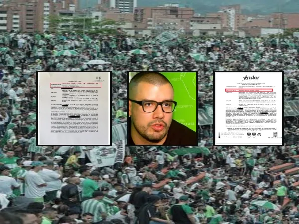 "Antecedes por agresión y hasta contratos con la Alcaldía": Felipe Osorio, líder de la barra 'Los del Sur' en Medellín