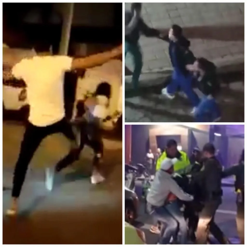 riñas en Nariño peleas callejeres