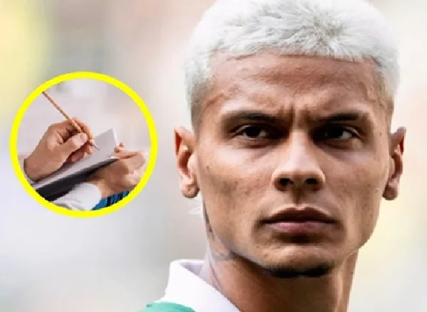 Richard Ríos, futbolista colombiano del Palmeiras de Brasil.