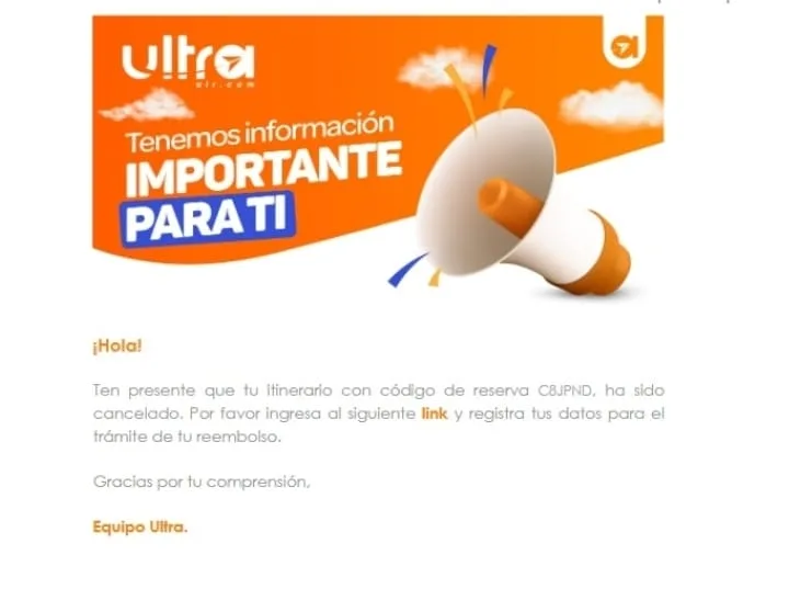 Familia caleña sin respuesta por parte de Ultra Air, "ya casi llega el día del viaje"