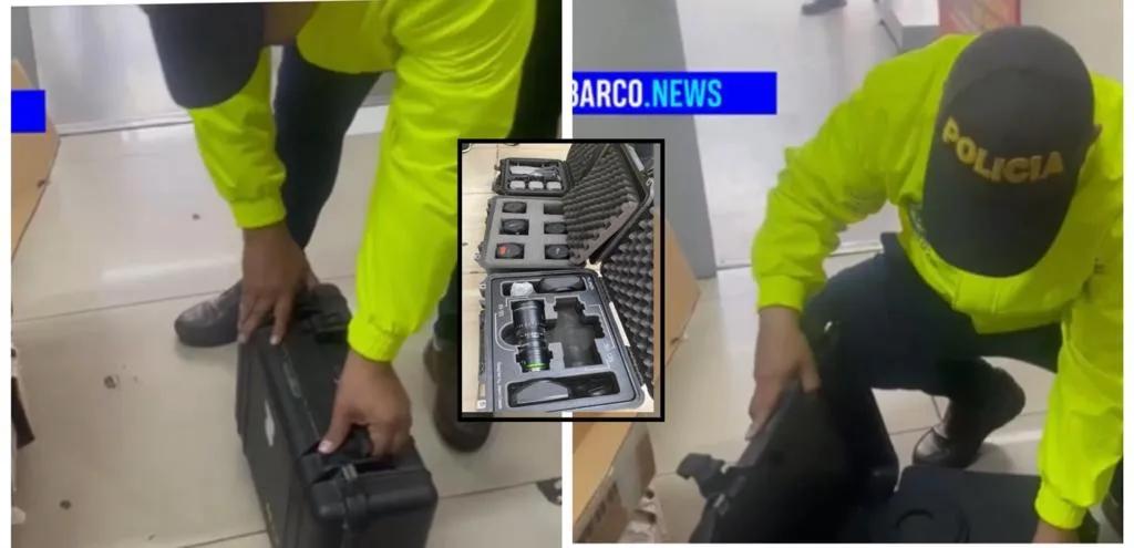 Costoso equipo de fotografía robado en Cali, hallado en oficina de encomienda