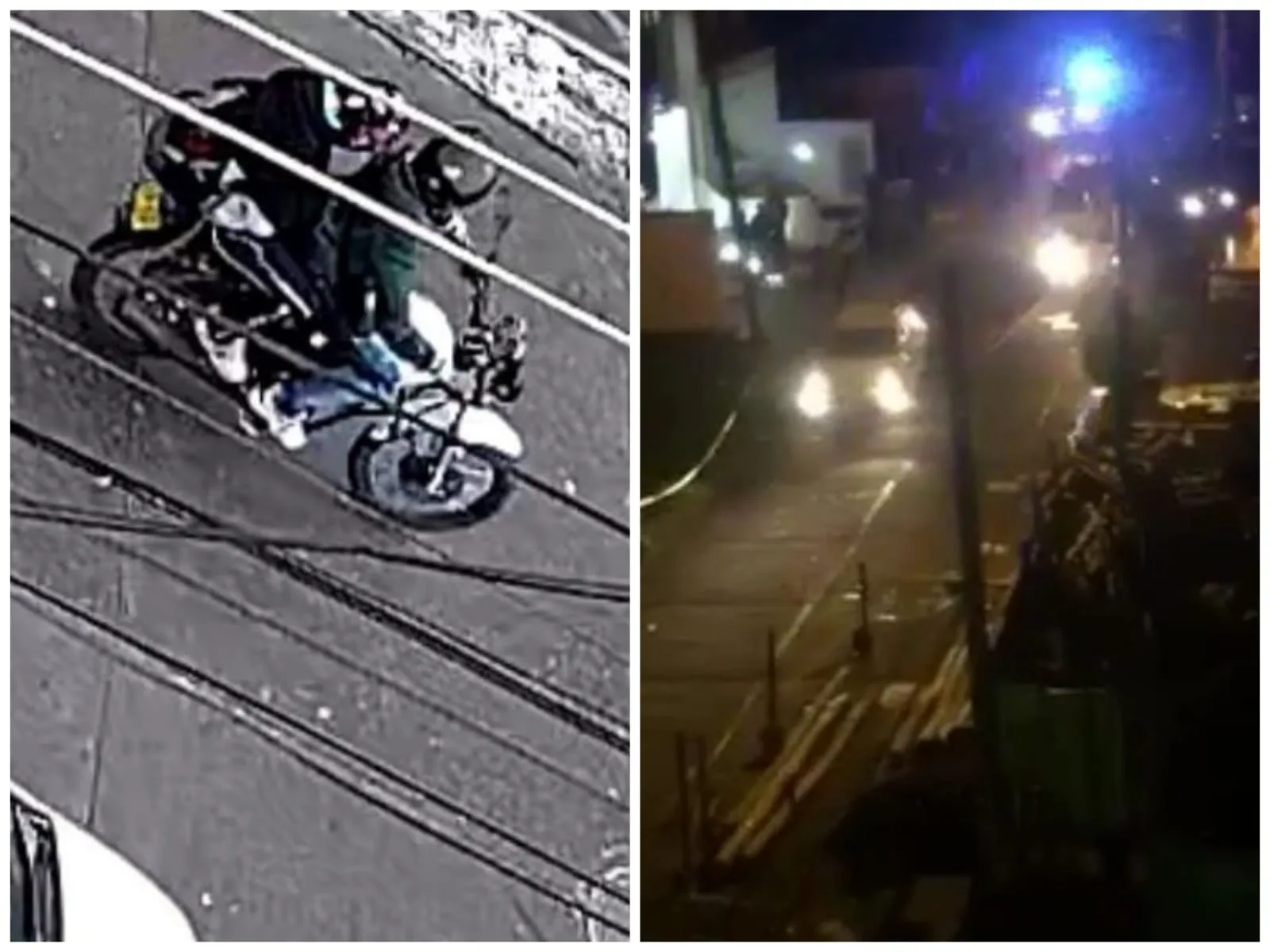 ladrones en moto en Pasto Morasurco
