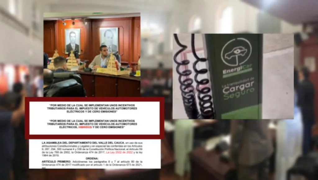 vehículos híbridos Valle del Cauca Asamblea