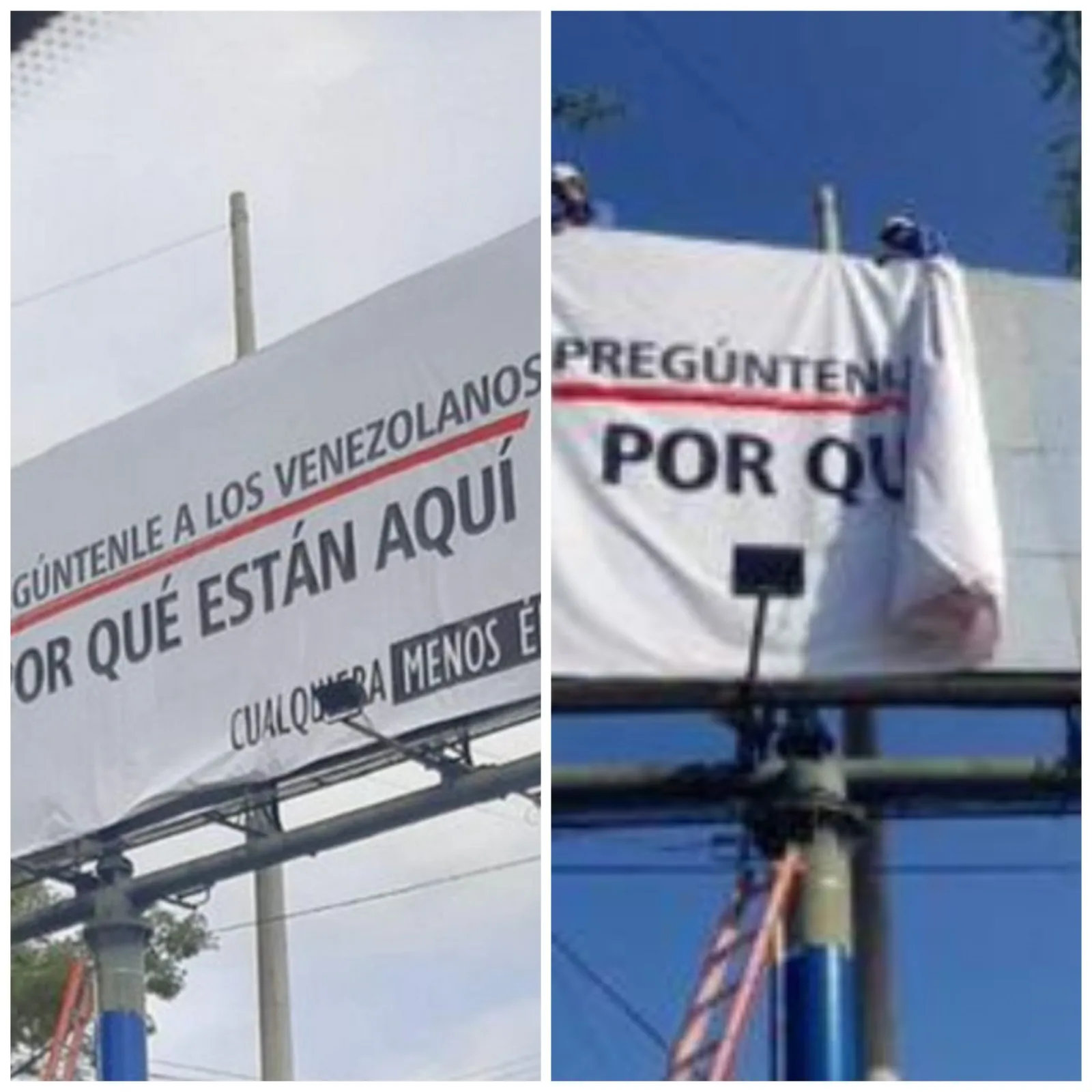 valla publicitaria en Santa Marta