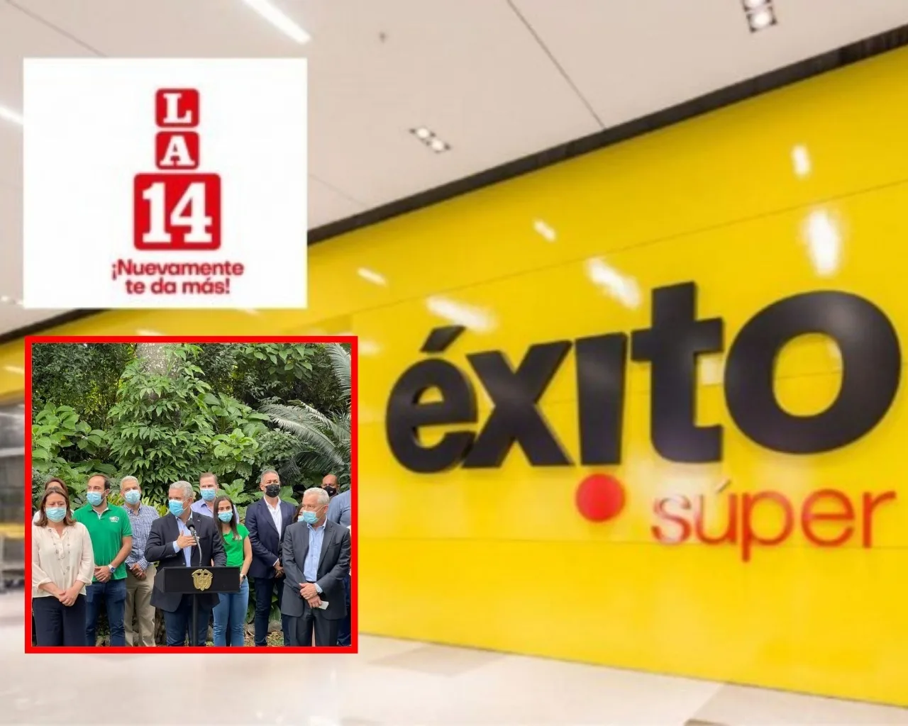 La 14 ahora es Grupo Éxito