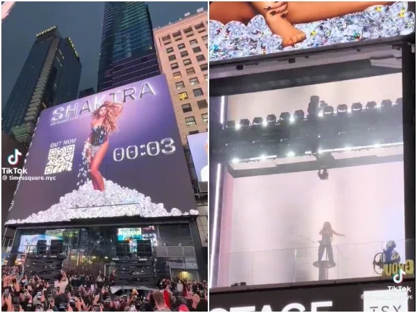 Así fue el emblemático concierto gratuito de Shakira en Times Square