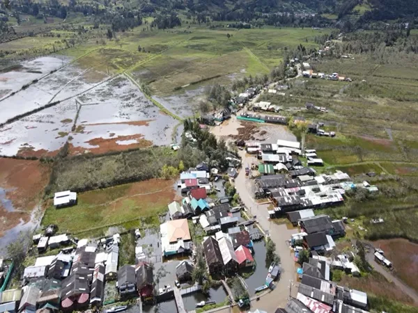Ante inundaciones que aún persisten en zona turística de La Cocha piden que se declare Calamidad Pública