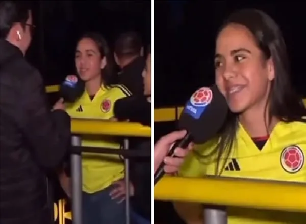 Boliviana es hincha de la Selección Colombia.