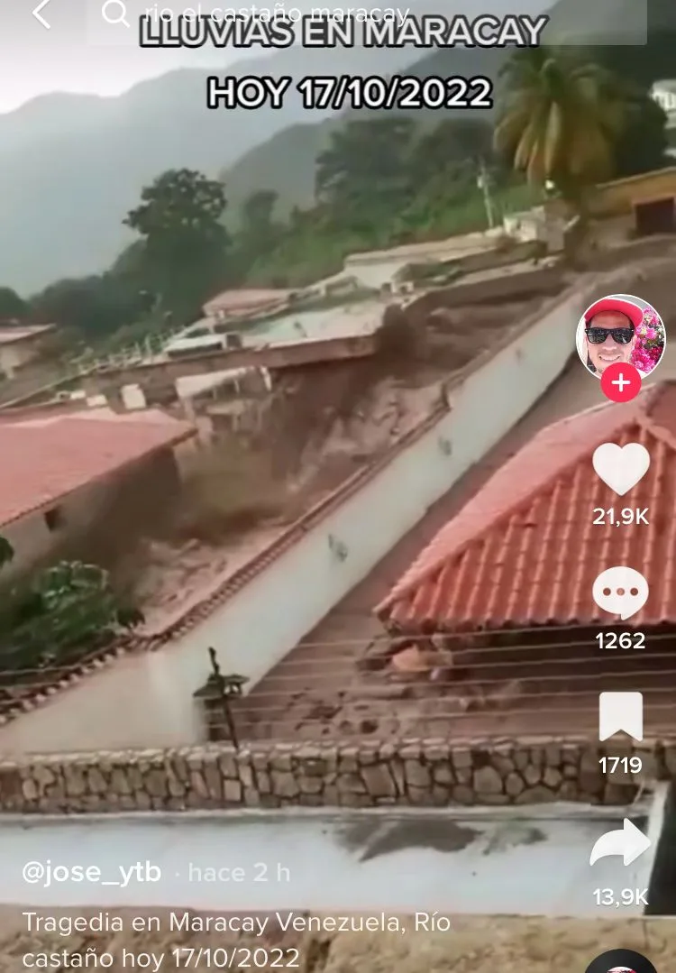 Aragua Maracay río El Castaño