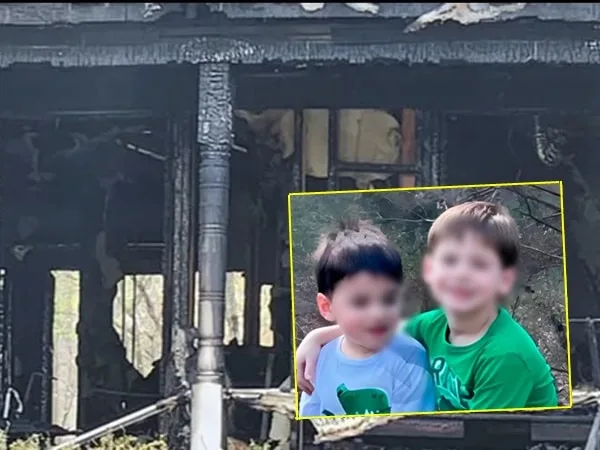 El niño de 6 al percatarse del incendio logró salir de la casa, pero minutos después entró nuevamente para ayudar a su hermanito.