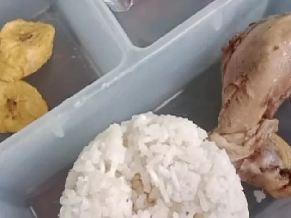 Comida que recibiría 'Epa Colombia' en la cárcel El Buen Pastor.
