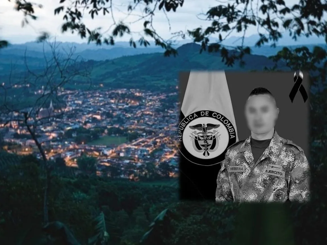 Duberney, soldado asesinado en Caicedonia