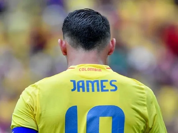 James Rodríguez, jugador de la Selección Colombia.