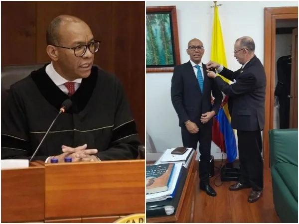 Magistrado Gerson Chaverra, primer presidente afro de la Corte Suprema de Justicia de Colombia