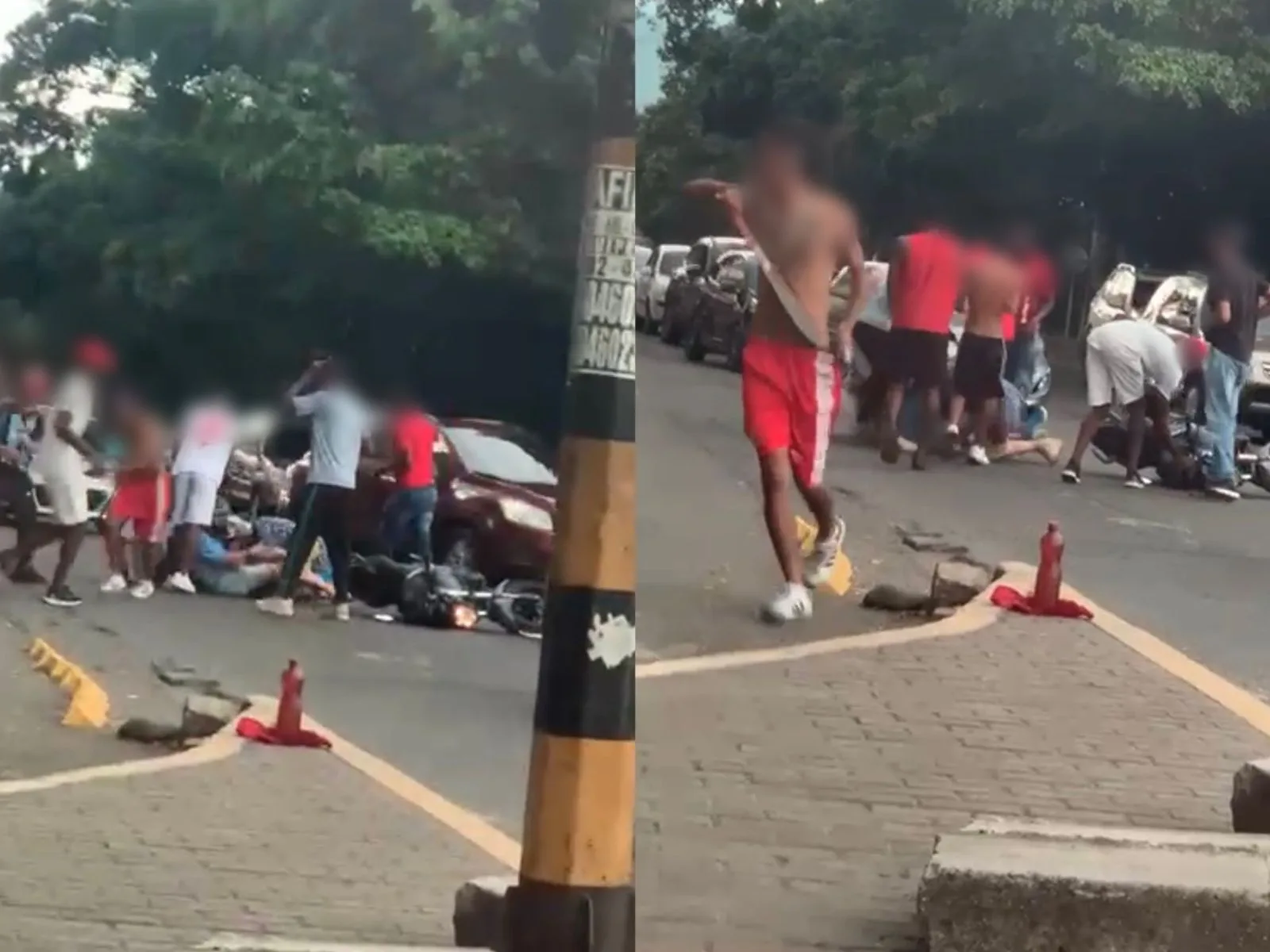 Unos llegaron tranquilos al Pascual en Cali, otros hinchas hasta con machete atacaron en las calles