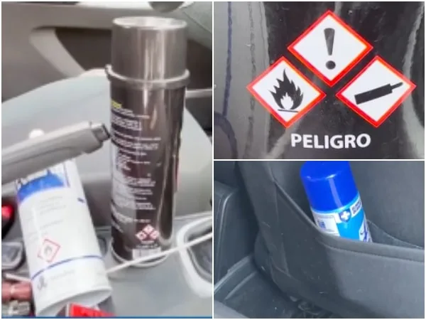 Ojo con los objetos dejados en los autos que con altas temperaturas podrían explotar